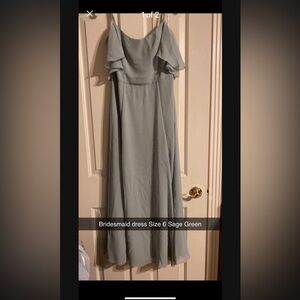 Sage Green 
Size 6 
Only worn once 
Cross Posted
